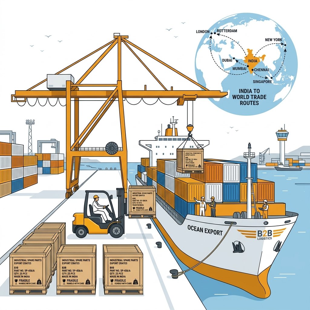 Export Logistics - ISPM 15 Crates & Sea Freight Packaging